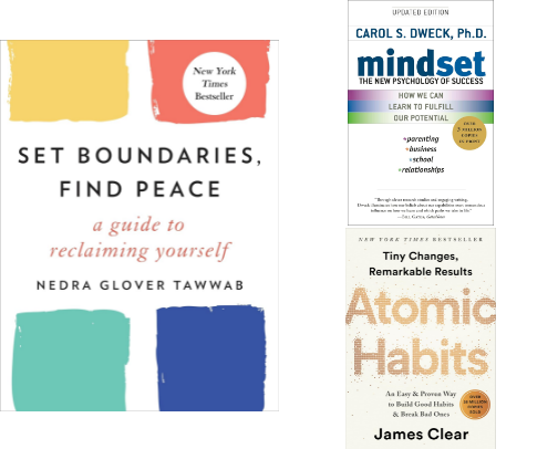 16 Books To Level Up Your Mindset cover photo collage