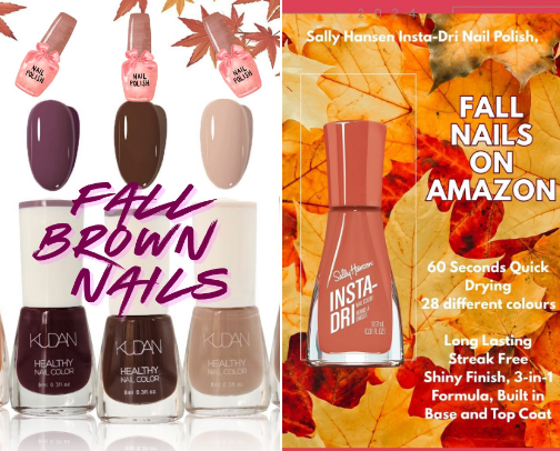 Top 20 Fall Nails/Spooky Halloween Nails for Inspo cover photo collage