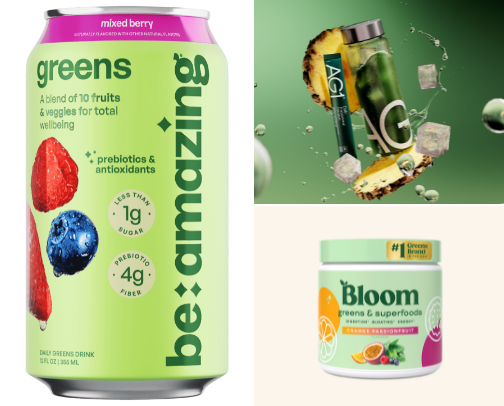 Sip Your Greens cover photo collage