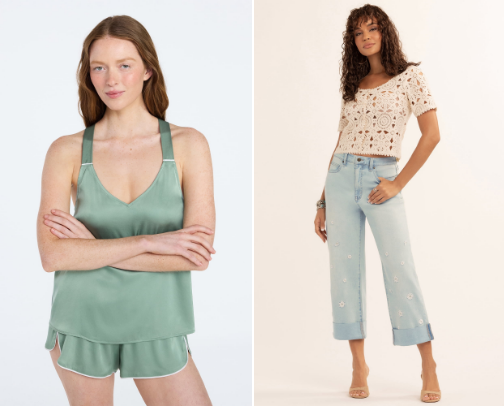 Spring clothing cover photo collage