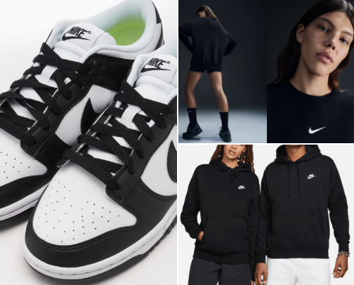  Best selling Nike clothes, shoes and bags for woman cover photo collage