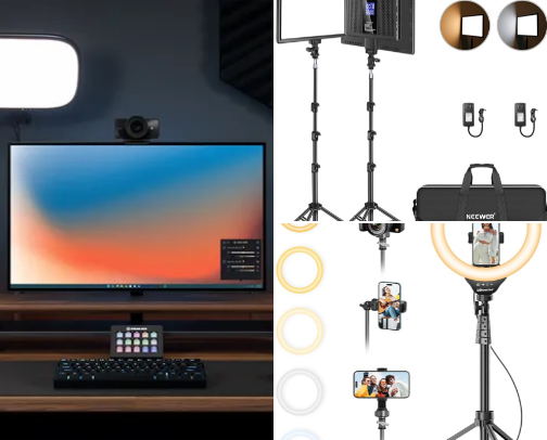 💡 Lighting cover photo collage