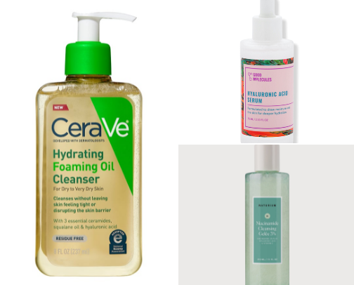 Oily and Acne prone skin essentials cover photo collage