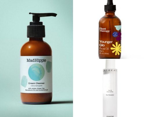 Favorite skin care cover photo collage