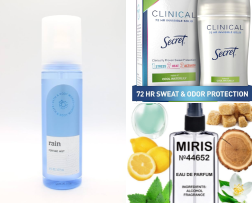 my affordable, watery, fresh, crisp, fragrance lineup cover photo collage