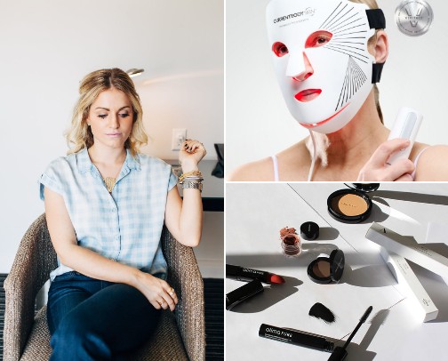 Natural/ Low tox beauty, makeup & skincare cover photo collage