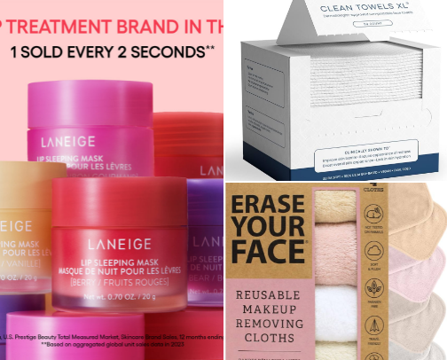 Beauty staples for a low maintenance mama! cover photo collage