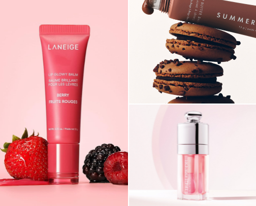 Glossy Lips & Glowy Skin: My Everyday Favorites cover photo collage