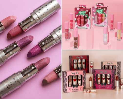 Mauve and Pink lippies, perfect for cool-toned  and olive skin. cover photo collage