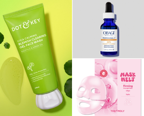 Essential care for oily + combination skin cover photo collage