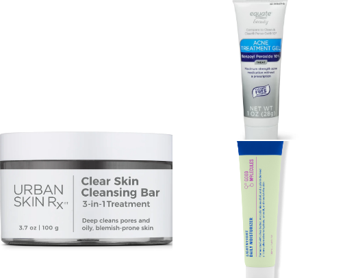 Clear skin cheat code for oily skin cover photo collage
