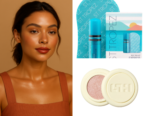 Butter Skin & Toasty Glam: The Ultimate Summer Glow Edit cover photo collage