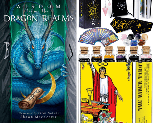 Witch's Trifecta: Enchanting Top 3 Tarot Decks for Mystical Insights cover photo collage