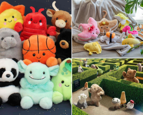 My Favorite Stuffed Animal Brands cover photo collage