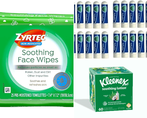 Seasonal Allergy Kit for Kids cover photo collage