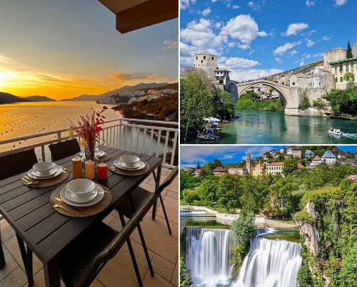 Places to visit in BOSNIA & HERZEGOVINA 🇧🇦 cover photo collage