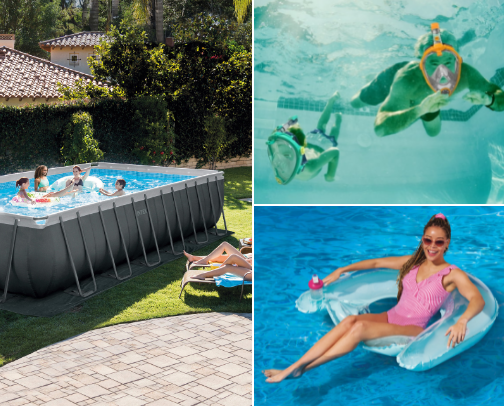 Our Backyard Pool Must-Haves cover photo collage