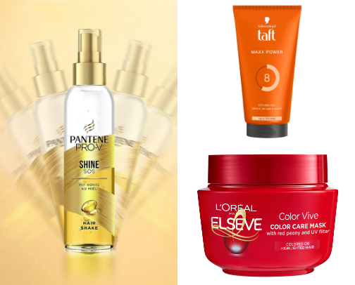 Hair products that I use/have used cover photo collage
