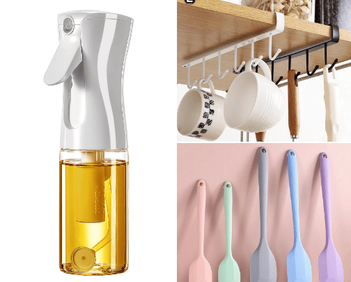 Kitchen gadgets cover photo collage