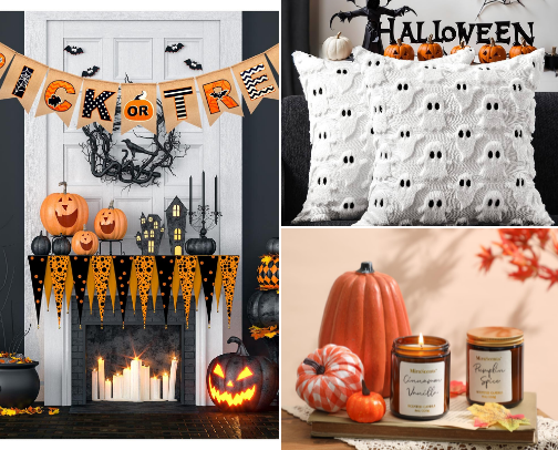 Spooky and Stylish Halloween Decorations for Your Home 🎃 cover photo collage