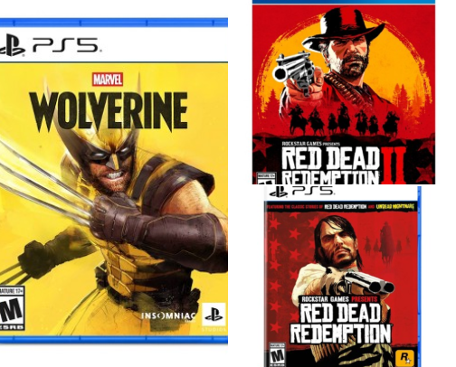 Favorite PS5 Games ✨ cover photo collage