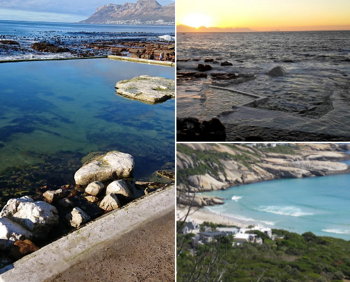 swimming places🌊. cover photo collage