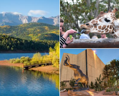 Things to do around Colorado Springs cover photo collage
