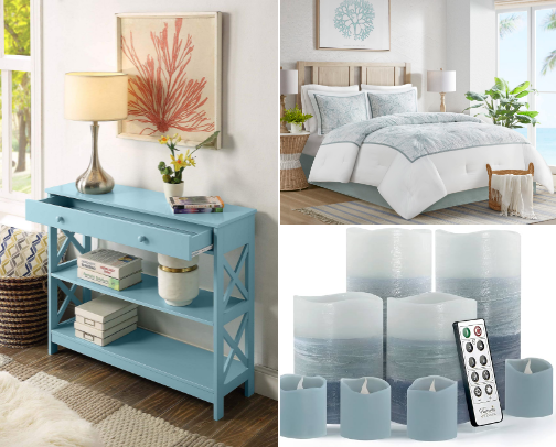 Beach House living: Room by Room cover photo collage