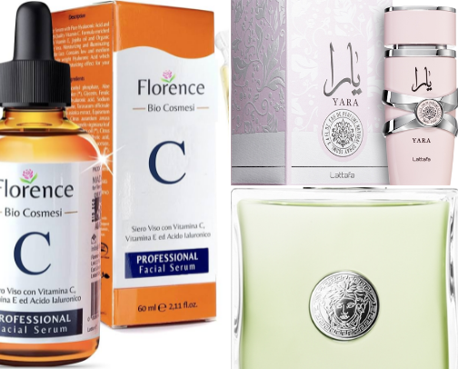 Cosmetici e profumi cover photo collage