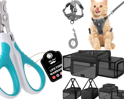 EVERYDAY COMFORT FOR MY CAT cover photo collage