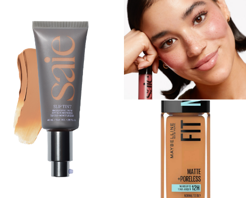 oily girl makeup routine 💗 cover photo collage