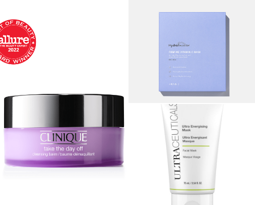 Skin care products cover photo collage