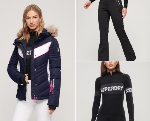 Ski Wear cover photo collage