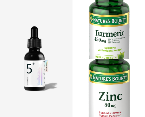 Products that helped me cure my hormonal acne 🤌🏼 cover photo collage