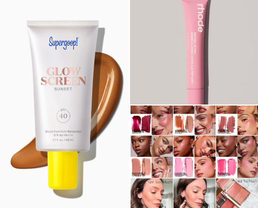 My favorite beauty recs cover photo collage