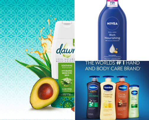 Lotions & Creams cover photo collage