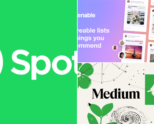 Snazzy apps/sites cover photo collage