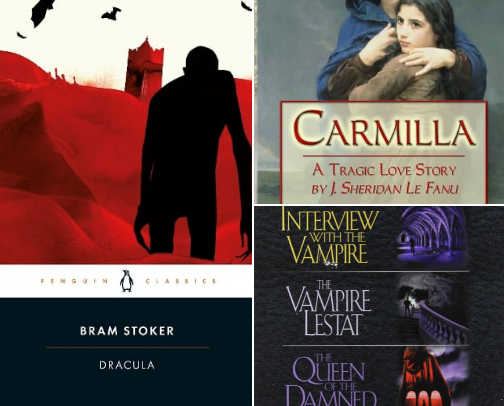 Bite Me: Adult Book Ideas for Vampire Lovers cover photo collage