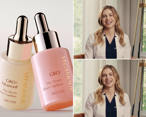 Vegamour for Thinning Hair cover photo collage