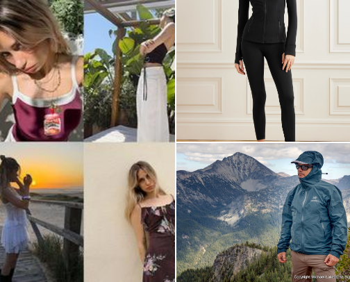 Clothes cover photo collage