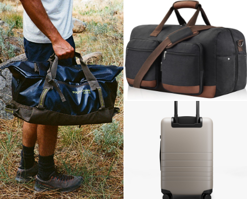 Travel Bags cover photo collage