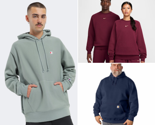 Crewneck + chinos cover photo collage
