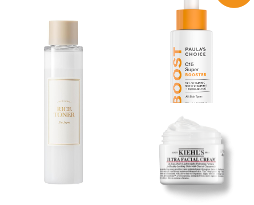 Your Go-To Skincare Routine(AM): Step by Step cover photo collage