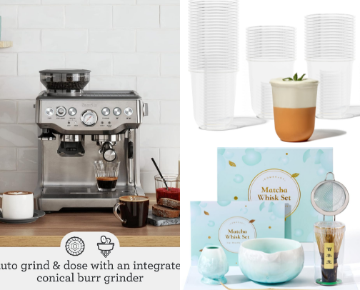 COFFEE + MATCHA BAR cover photo collage