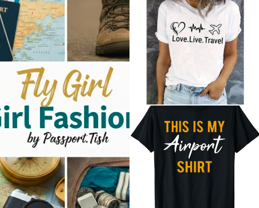 Fly Fashion: What to Wear on Travel Days cover photo collage