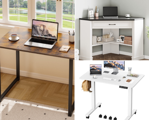 Home Office Ideas for Small Spaces cover photo collage