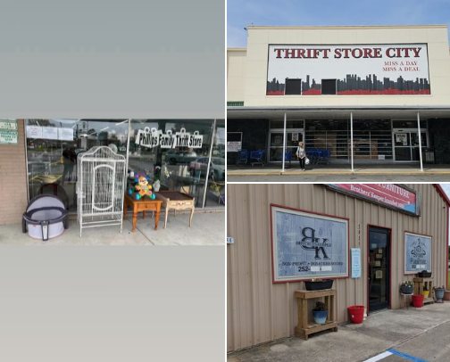 My Favorite Thrift Shops cover photo collage