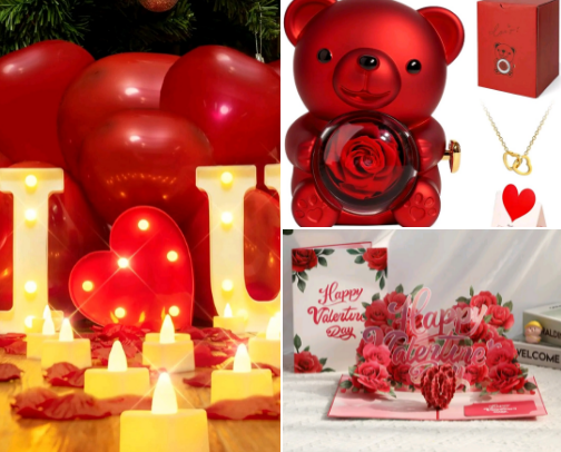 Bcuz Love is in the air cover photo collage