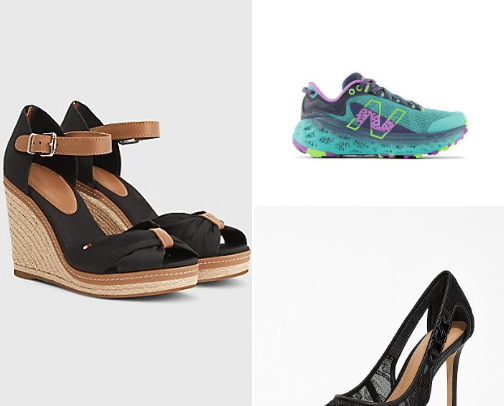 Footwear cover photo collage