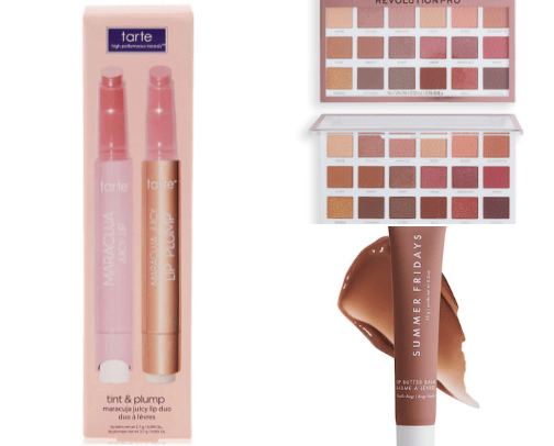 Makeup face cover photo collage